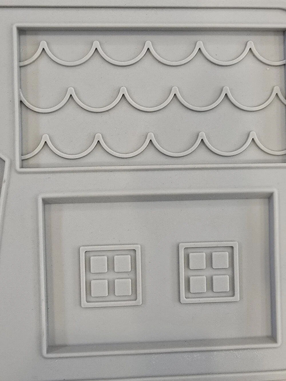 Pampered Chef Silicone Gingerbread Cookie House Molds #100136 - 2pc